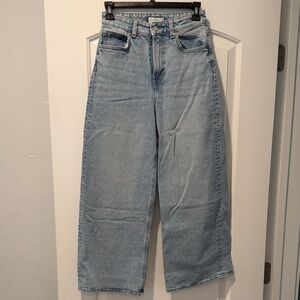 H&M High Rise Wide Leg Jean